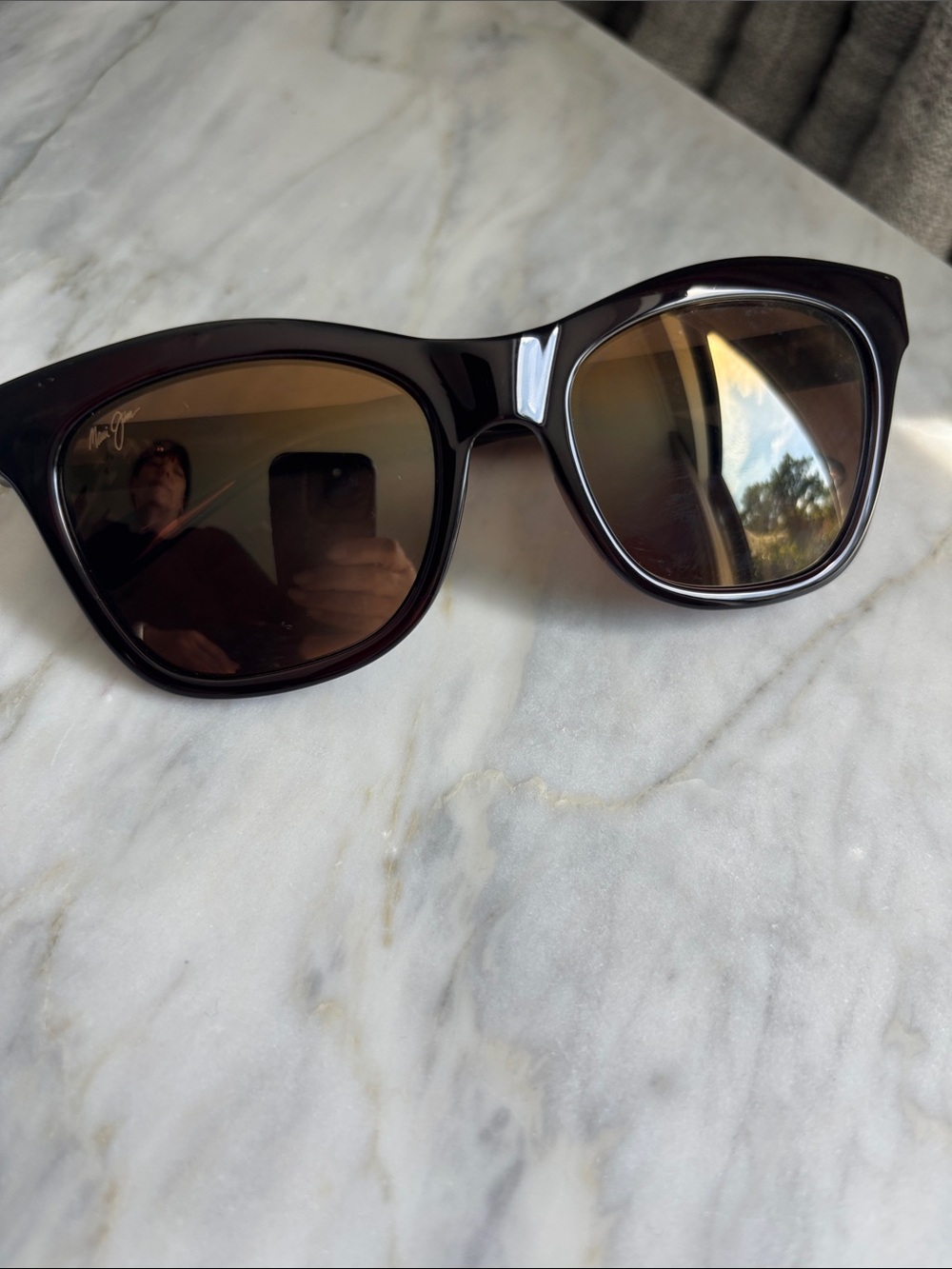 Ray-Ban Brown/Black Cat-Eye Sunglasses for Men